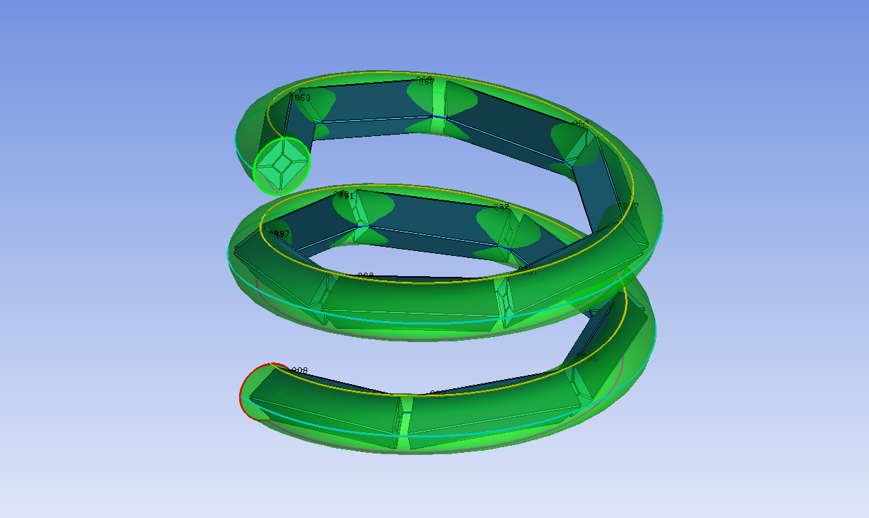 icem弹簧结构化网格划分教程(附视频)